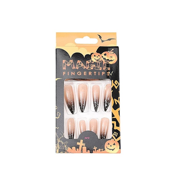 Glamour In A Box, Stiletto Lösnaglar Med En Glansig Finish Som Skiner, Full Täckning För En Enkelt Chic Look, Lämplig För Alla Speciella Tillfällen