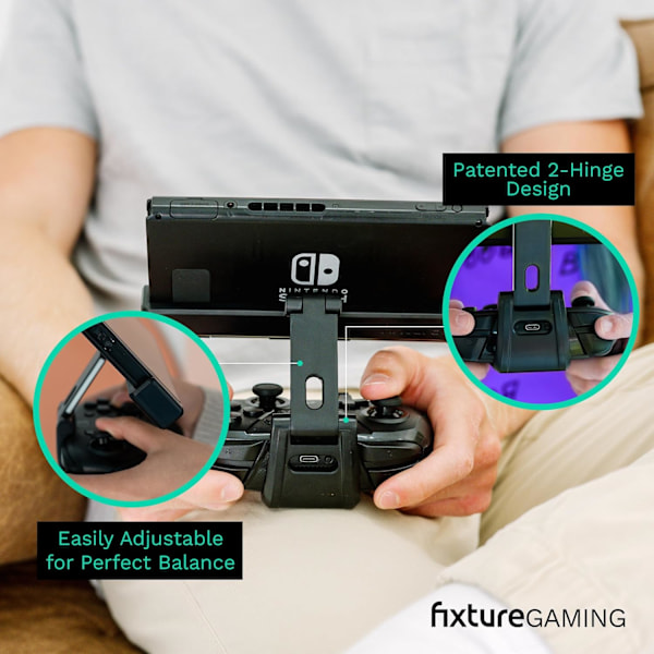 Switch Pro Controller Clip Fäste för Nintendo Switch Switch Lite Justerbar