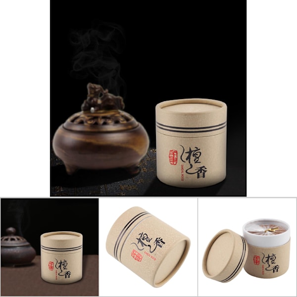 Natural Handmade Sandalwood Incense Home Indoor Buddhist Incense Coil (#4)