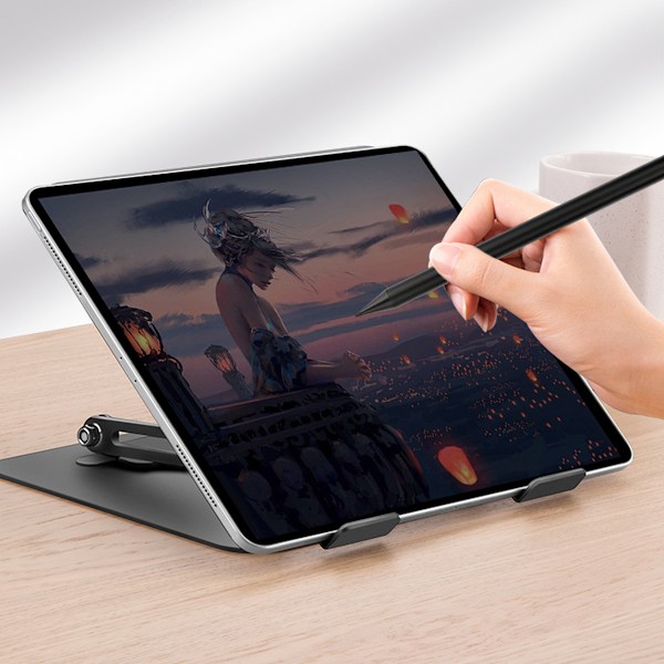 2 i 1 Pekskärmspenna Hög Precision Stylus för iPhone för Samsung Tablet PC