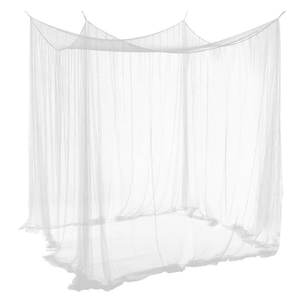 Square Mosquito Net for Bedspread, Canopy Bed, Single to Super King Size Beds, Large Square Curtains, Easy to Install
