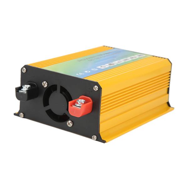 Modifierad Sinusvåg Inverter 300W Bil Power Inverter DC 12V till 110V AC Konverterare med Dubbla USB-Portar Gul