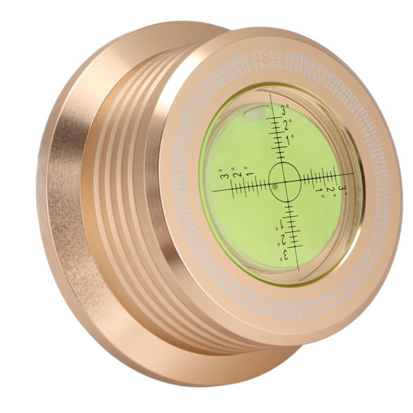 Skivspelare Stabilisator 50Hz Skivklämma Skivvikt Stabilisator med Vattenpass Hastighetsdetektering för Vinylskivspelare