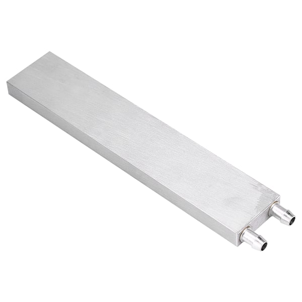 Aluminium CPU Radiator Vattenkylningsblock Flytande Vattenkylare Kylfläns 40*200*12mm