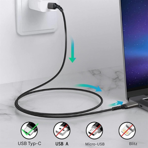 USB-C till USB-C 480Mbps