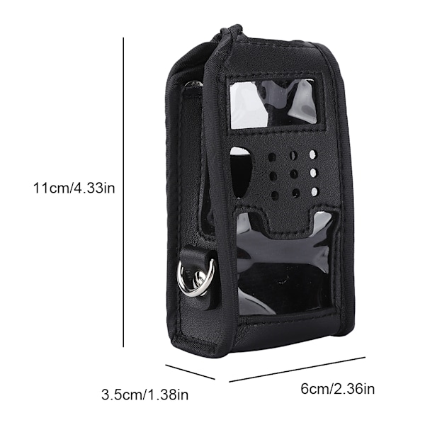 Läderfodral för Walkie Talkie för BAOFENG UV-5R UV-5RA Plus UV-5RE Plus UV-5RB