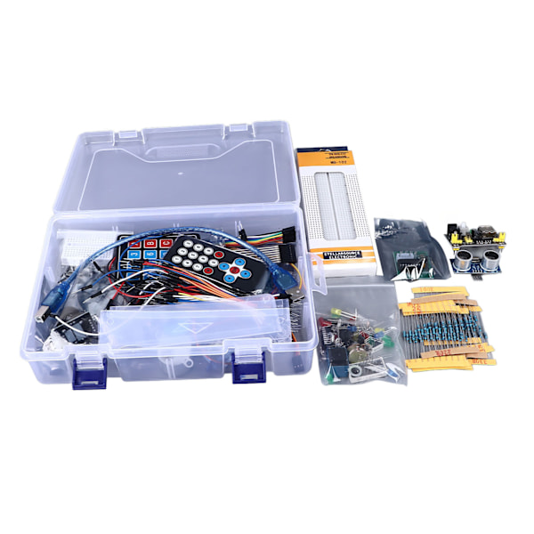 Elektronisk Komponentsats 830 Kopplingsdäck LED Summer Resistor Temperatur Fuktighetssensor Elektronik Startkit