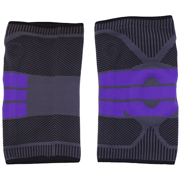 Utomhus Unisex Sport Knäskydd Hög Kompression Silikonvadderad Ärm (L)