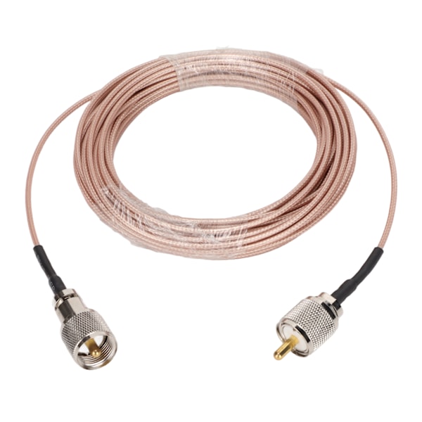 PL259 Kontakt Koaxialkabel Låg Förlust 10m Längd SC316 Radiokabel för Antenn SWR-mätare
