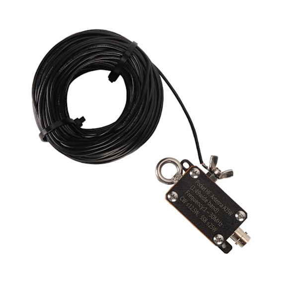 Bärbar HF Ändmatad Antenn 1‑30MHZ FE8 CW SSB 1:49 Balun Kortvåg Fick Ändmatad Radioantenn För Utomhusbruk