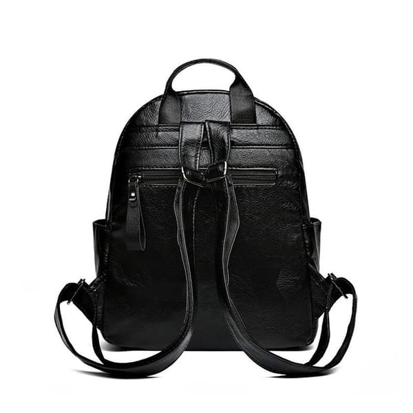 Stylish Black Backpack - Perfect for Everyday Use 378 PU
