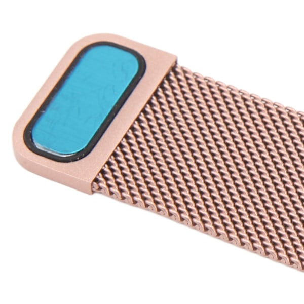 20mm Metallnät Klockarmband Rostfritt Stål Snabbkoppling Generell Klockrem för Galaxy Watch för Vivoactive HR för Amazfit GTS 2 Mini Roséguld