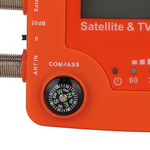 Satellit-TV Signal Finder LCD-Display Digital Satellitsignalmeter med Kompass Summerkontroll