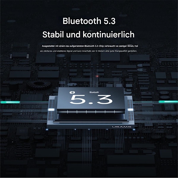 Touch-kontroll, HiFi-ljudkvalitet
