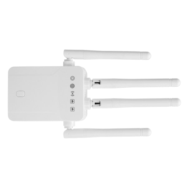 2.4GHz 300Mbps Trådlös Repeater 4 Externa Antenner WiFi Räckviddsförlängare ZF-3Z06 100-240V