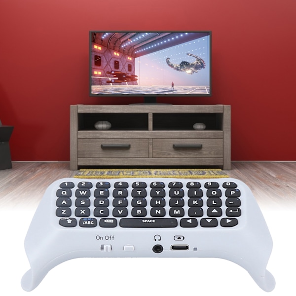 Spelkontroll Externt Tangentbord Mini Trådlöst Tangentbord med Högtalare för Playstation 5 Kontroller