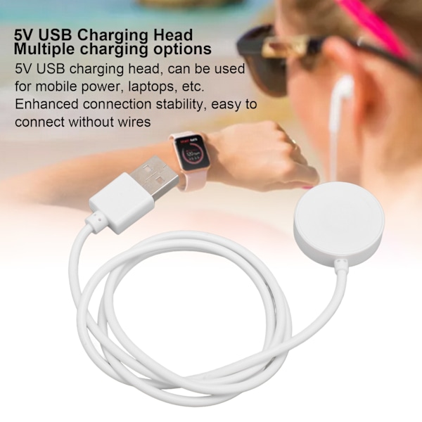 Smartwatch Laddningskabel Professionell Effektiv Säker Magnetisk Laddningssladd för S8 Pro DT7 DT700 DT3 DT3 Pro
