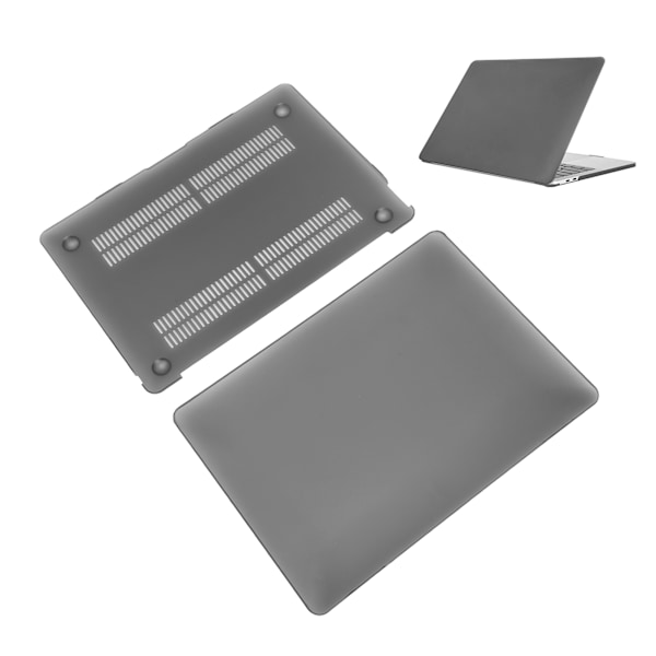 Skyddsfodral för MacBook Laptop Tunt Lätt Kristallfrostat Laptopfodral för MacBook Air 13,3 tum Laptop Svart