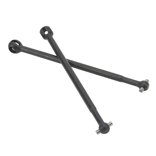2 st Främre Bakre CVD Drivaxel Effektivt Kraftöverföringssystem RC Stål Drivaxel för 1/7 RC Bil Svart