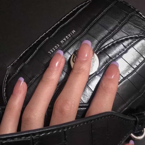 Återanvändbara Nagelspetsar, Tryck På Naglar Med Glansig Konstgjord Akryl, Bekväma Att Använda, Perfekt Gåva, Kostnadseffektivt Alternativ, 24 ST, Varierande