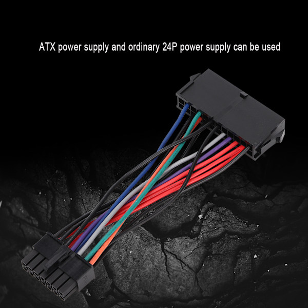 24-pin till 14-pin strömförsörjnings ATX-adapterkabel för IBM Lenovo Q77/B75/A75/Q75 moderkort