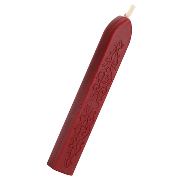 Sigillstämpelset med vax, transparent mönster, enkelhet, gör-det-själv, klassiskt förseglingssats för kuvert, inbjudningar, bröllopsdekoration, vinröd ros