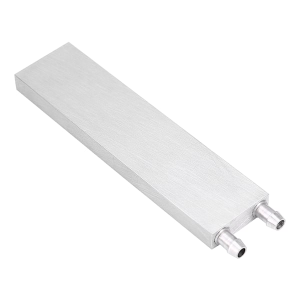 Aluminium CPU Radiator Vattenkylningsblock Flytande Vattenkylare Kylfläns 40*160*12mm