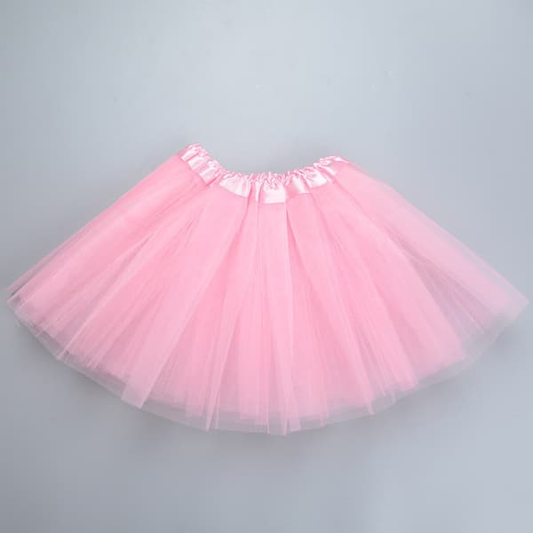 Tylskørt, balletskørt, dansetylskørt pink pink 30cm