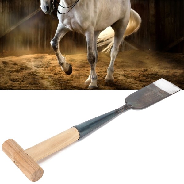 Manganstål Holdbar hestesko trimning hov klipning skovl værktøj til husdyr Farm hjemmeavl