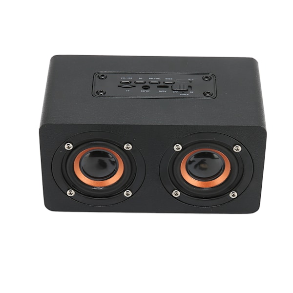 Bluetooth-högtalare Stilren Multifunktionell Träimitation Bluetooth-högtalare för Hem KTV Fest