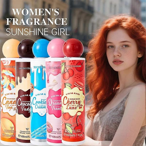 Sugar Rush Eau de Cologne 168ml Hedelmäinen Kukkaistuoksu Makea Naisille[TT] CANDY TOP