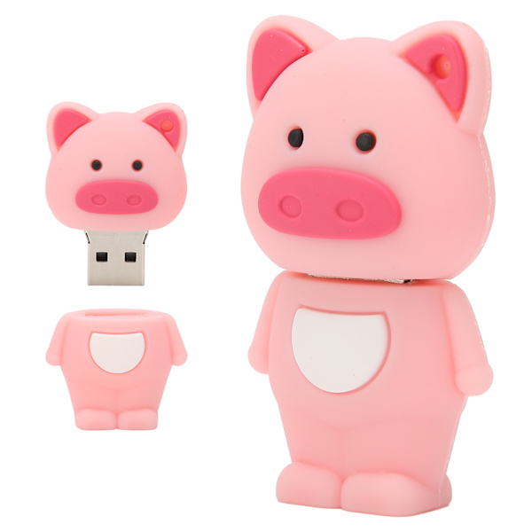 Tecknad Djurformad USB-sticka Hemmakontor Härlig USB-minne för Datalagring