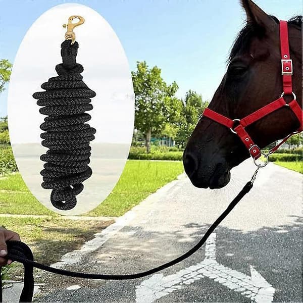 Horse Lunge Line, Soft Grip, Training Rope for Daily Riding, Shows, Stable, and Paddock