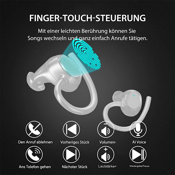 Bluetooth 5.3 med LED-laddningsfodral