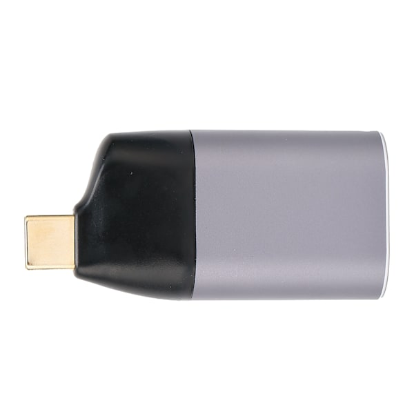 USBC till RJ45 Adapter Aluminiumlegering Hane till Hona PD3.0 Ethernet Laddarkonverterare