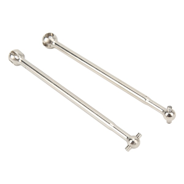 2 st Främre Bakre CVD Drivaxel Effektivt Kraftöverföringssystem RC Stål Drivaxel för 1/7 RC Bil Silver