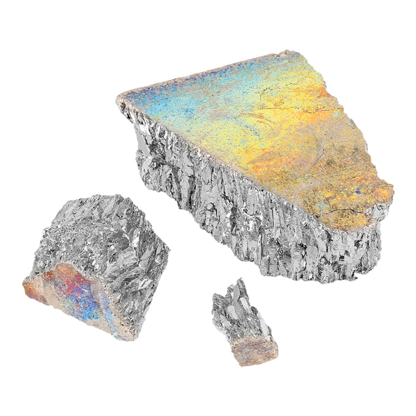 1000 g vismut metallblokk 99,99 % rene krystallgeoder for å lage krystaller/fiskelokker