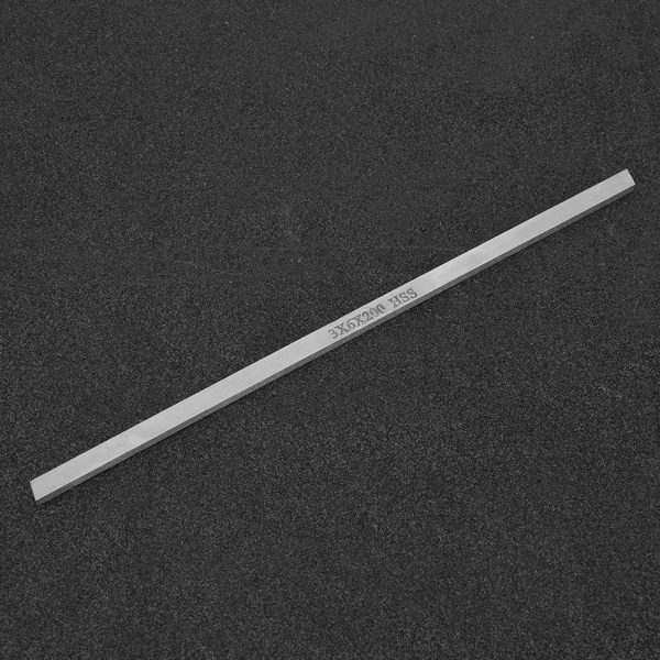 HSS højhastighedsstål drejebænk drejeværktøj Firkantet hvid stålstangstrip (3*6*200 mm)