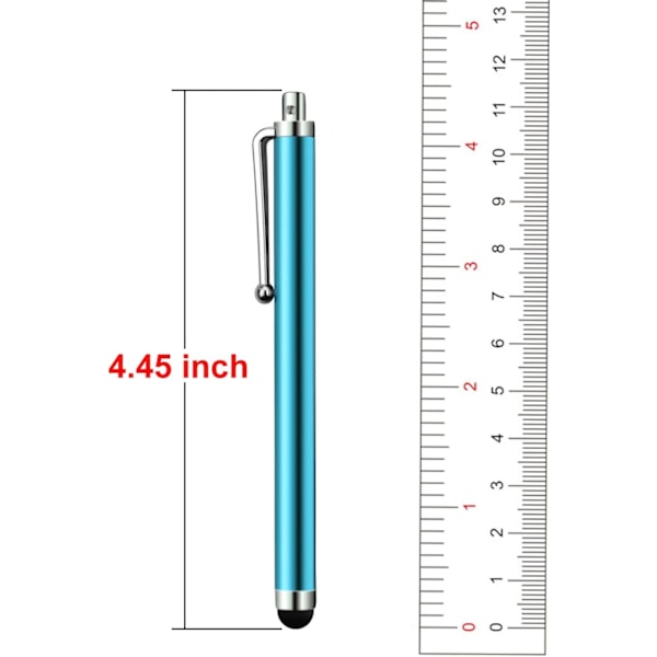Stilrena pekpennor med pekskärm, utbytbara spetsar för hög precision (10-pack)