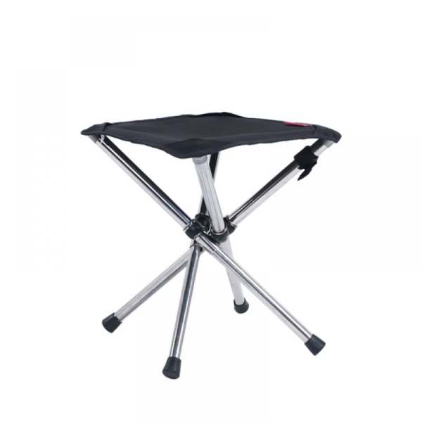 Campingstol sammenleggbar utendørs krakk (svart)