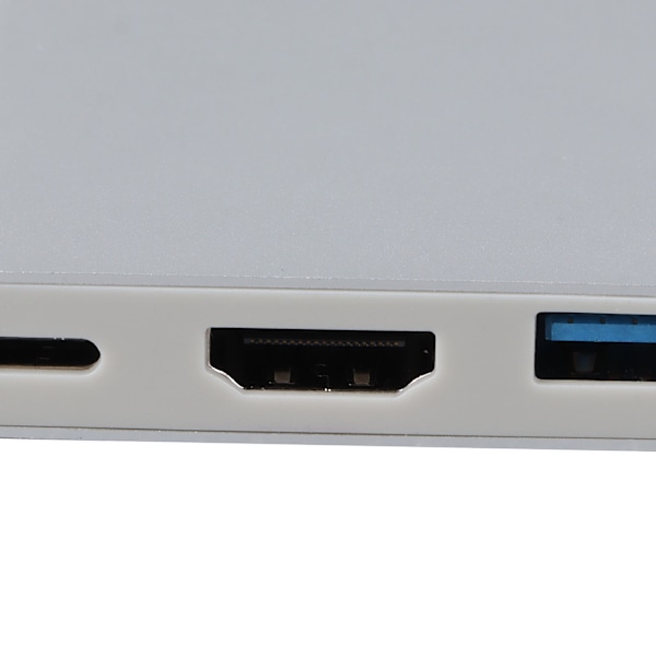 USB C Dockningsstation 3 i 1 Aluminiumlegering 4K HD 5Gbps Överföring 60W PD Ström USB C Hubb för TV Projektor Dator