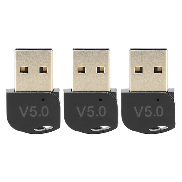 3 st Bluetooth Låg Energiförbrukning Trådlös USB-adapter Portabel Dubbellägesöverföring