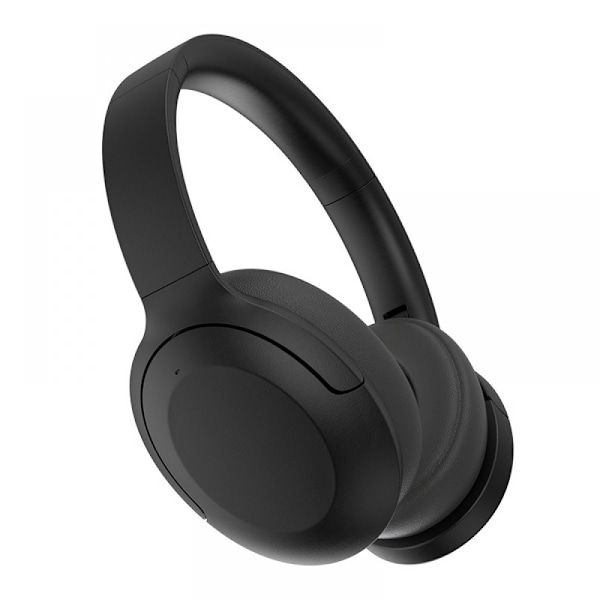 On-ear-hörlurar med låg strömförbrukning och bekväm passform i klassisk svart design för långa lyssningssessioner