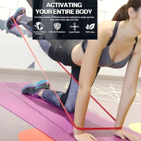 Fitnessmodstandsbånd, Elastisk modstandsbånd, Modstandsbånd til styrketræning, Modstandsbånd