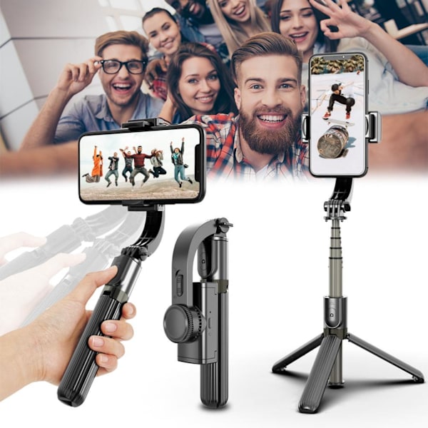 Mobiltelefon Handhållen Gimbal Stabilisator Telefon Stabilisator Anti Skak Handhållen Selfie Gimbal Videoinspelning Gyroskop