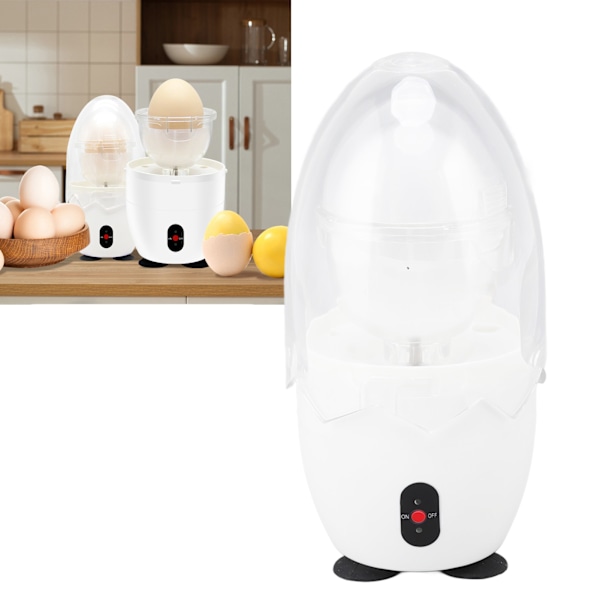 Electric Egg Scrambler Shaker Electric Golden Egg Maker Home Yolk White Mixer White 100‑240V EU Plug