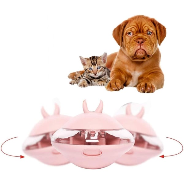 Hunde godbit ball leketøy, Pet IQ interaktiv dispenser tumbler mat ball, kjæledyr trening fôring bolle dispenser for hunder og katter som leker jager tygger