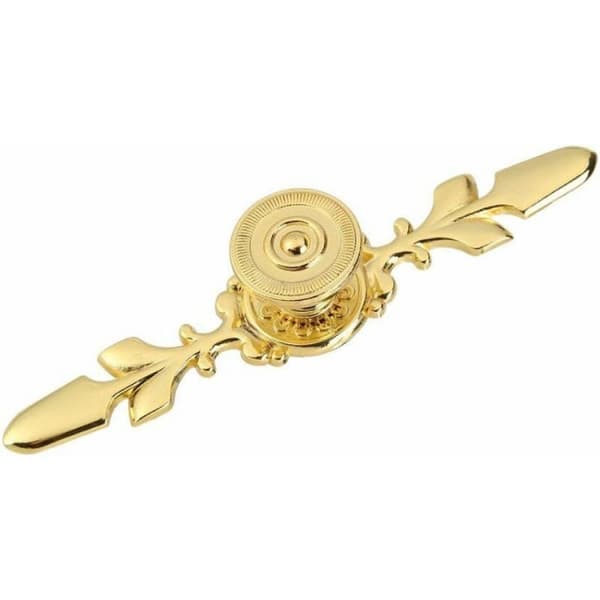 4 stk (guld) Skuffehåndtag Vintage Stil Zinklegering Møbelhåndtag