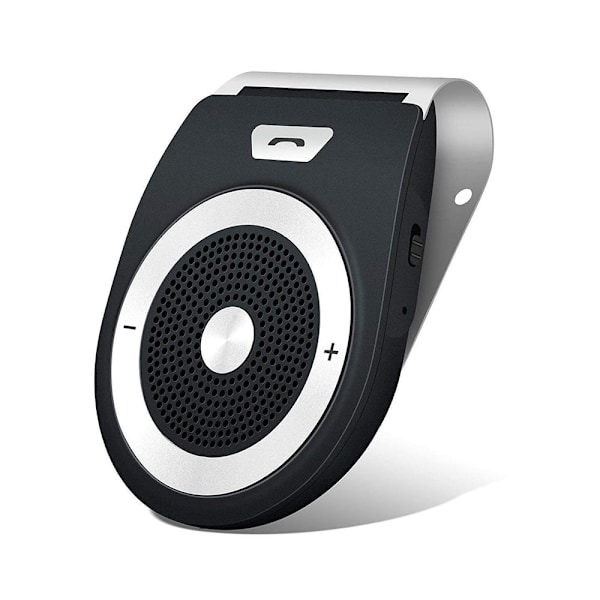 Bluetooth Bil Kit, Handsfree Trådlös Rörelse AUTO Ström PÅ Högtalartelefon, Högtalare Ljudmottagare Solskydd Musikspelare Adapter Inbyggd Mikrofon med Bil