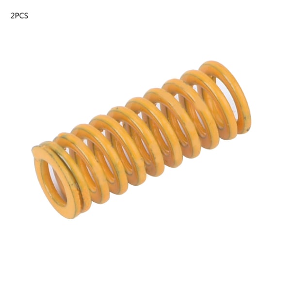 2 stk højnøjagtig stålgul form spiralfjeder til stempling af metalmatricer (TF8*30mm)